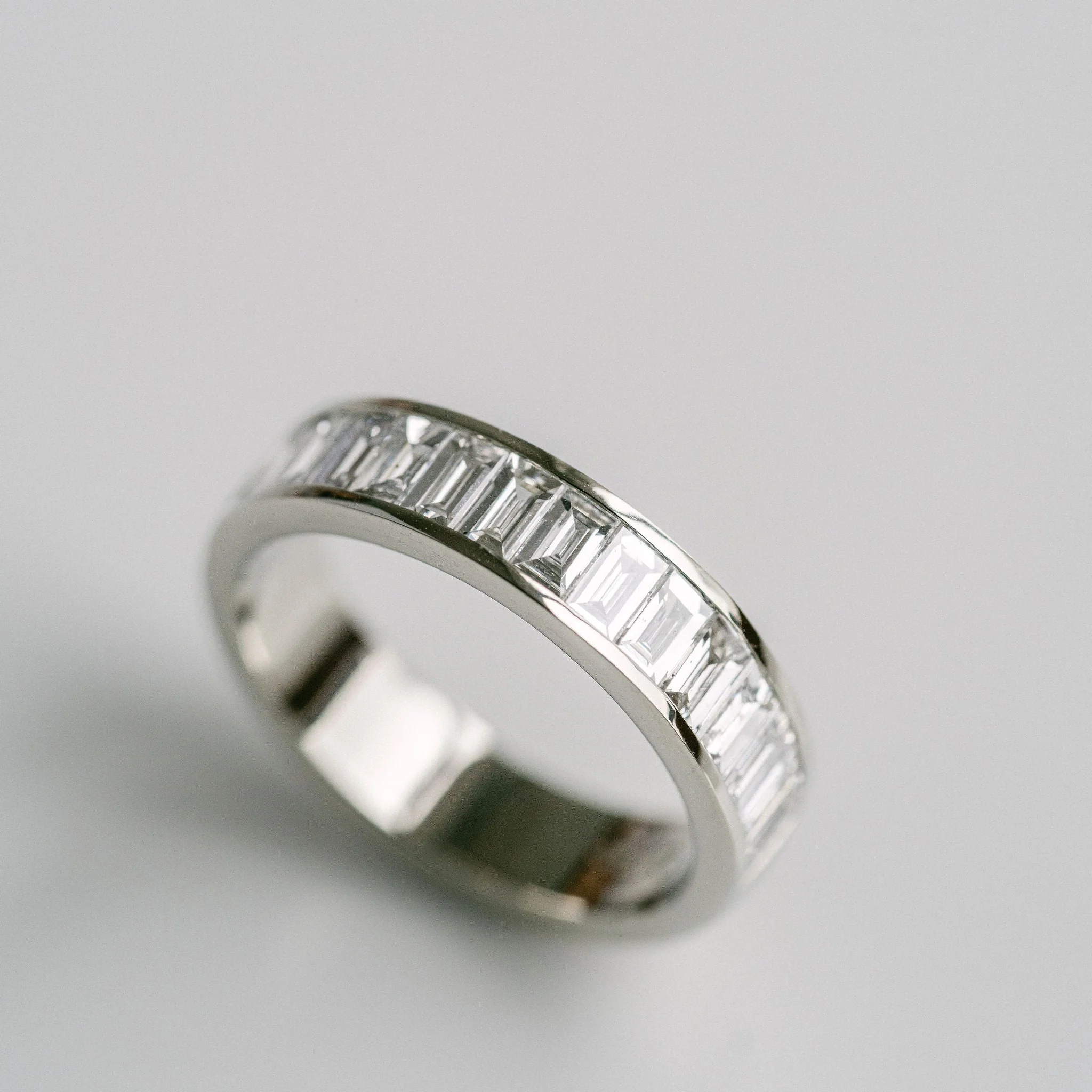 Baguette Diamond Channel Set Band - Image 3