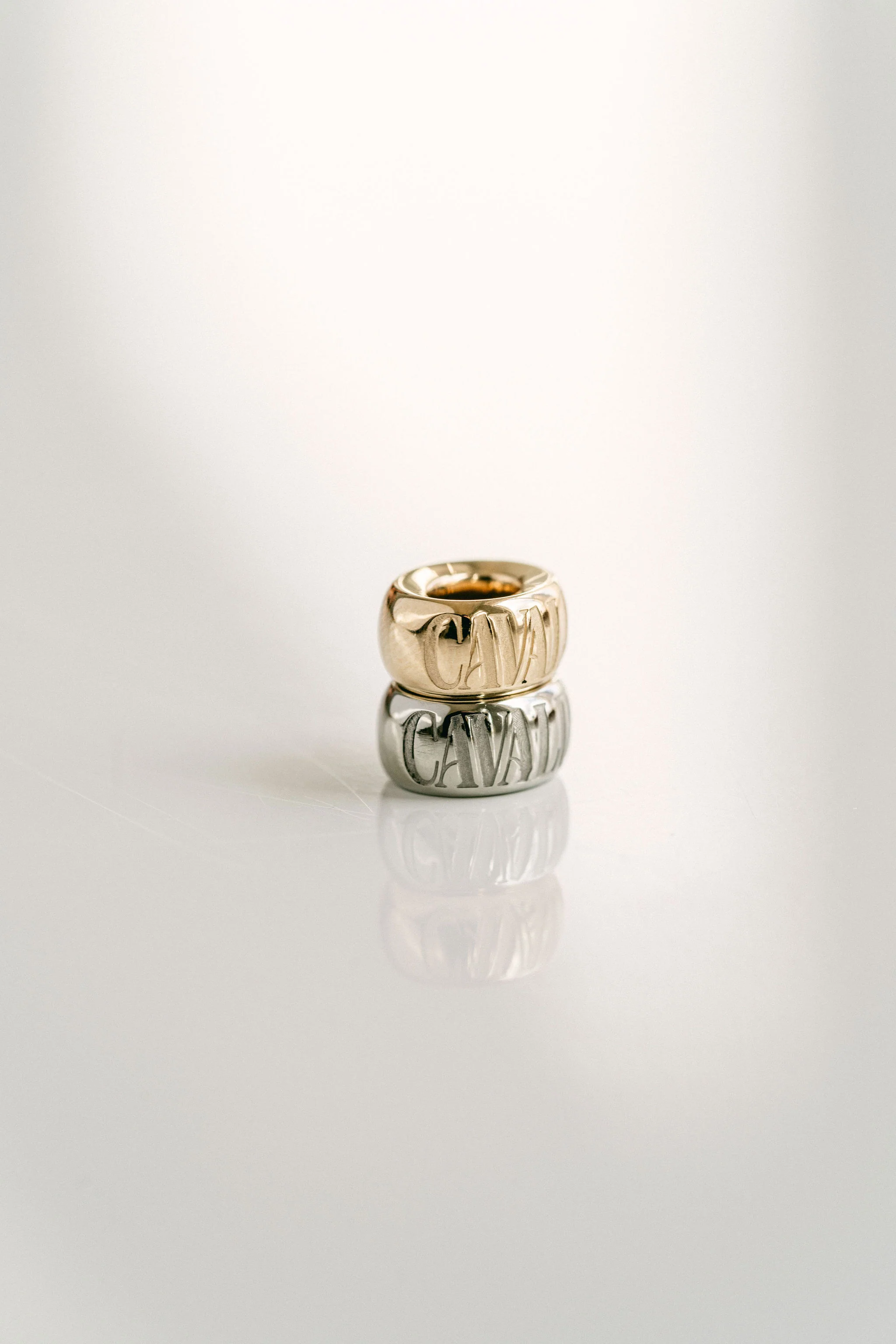 Cavalier Debossed Oval Torus Pendant - Image 5