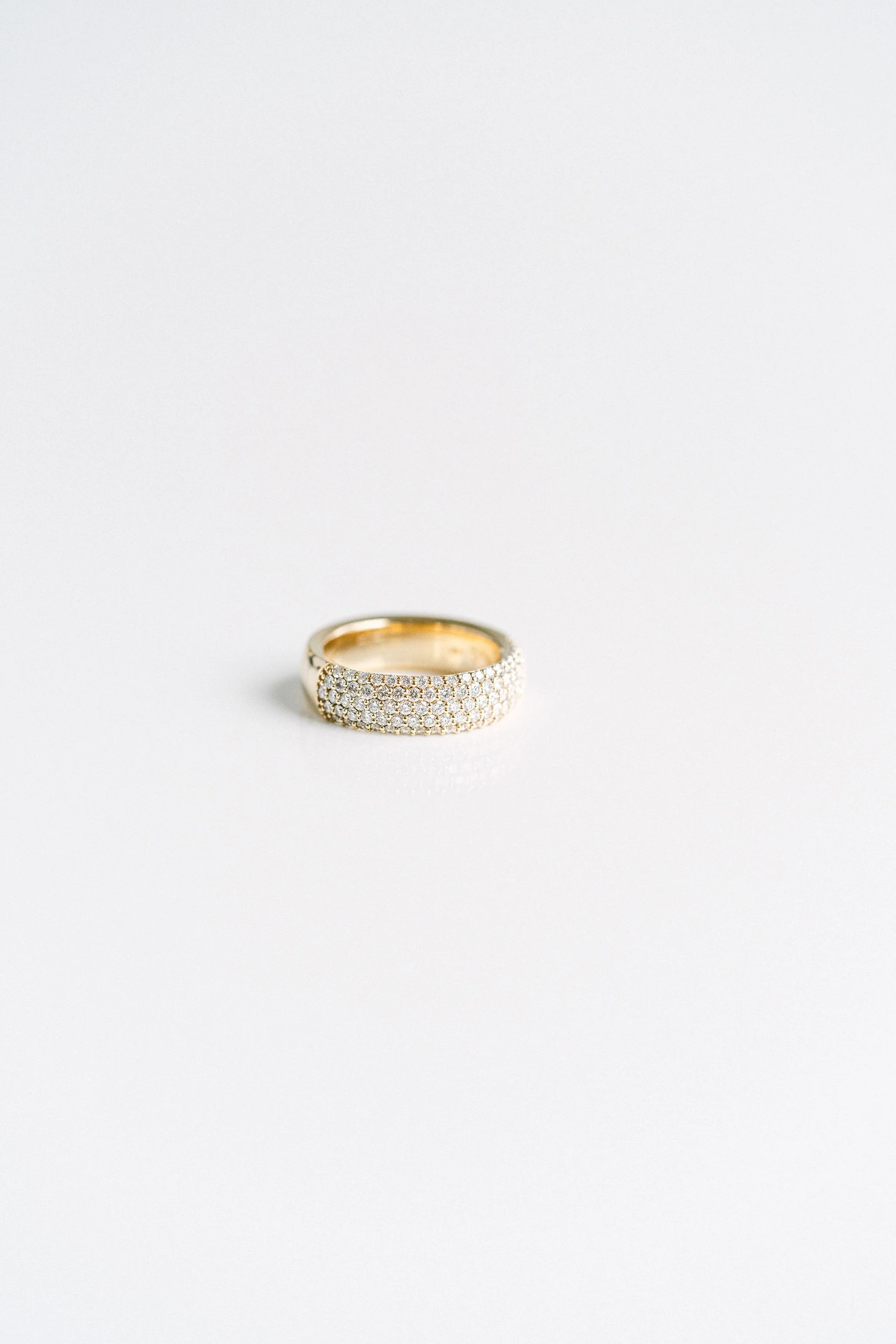 Chunky Diamond Micropavé Band - Image 3