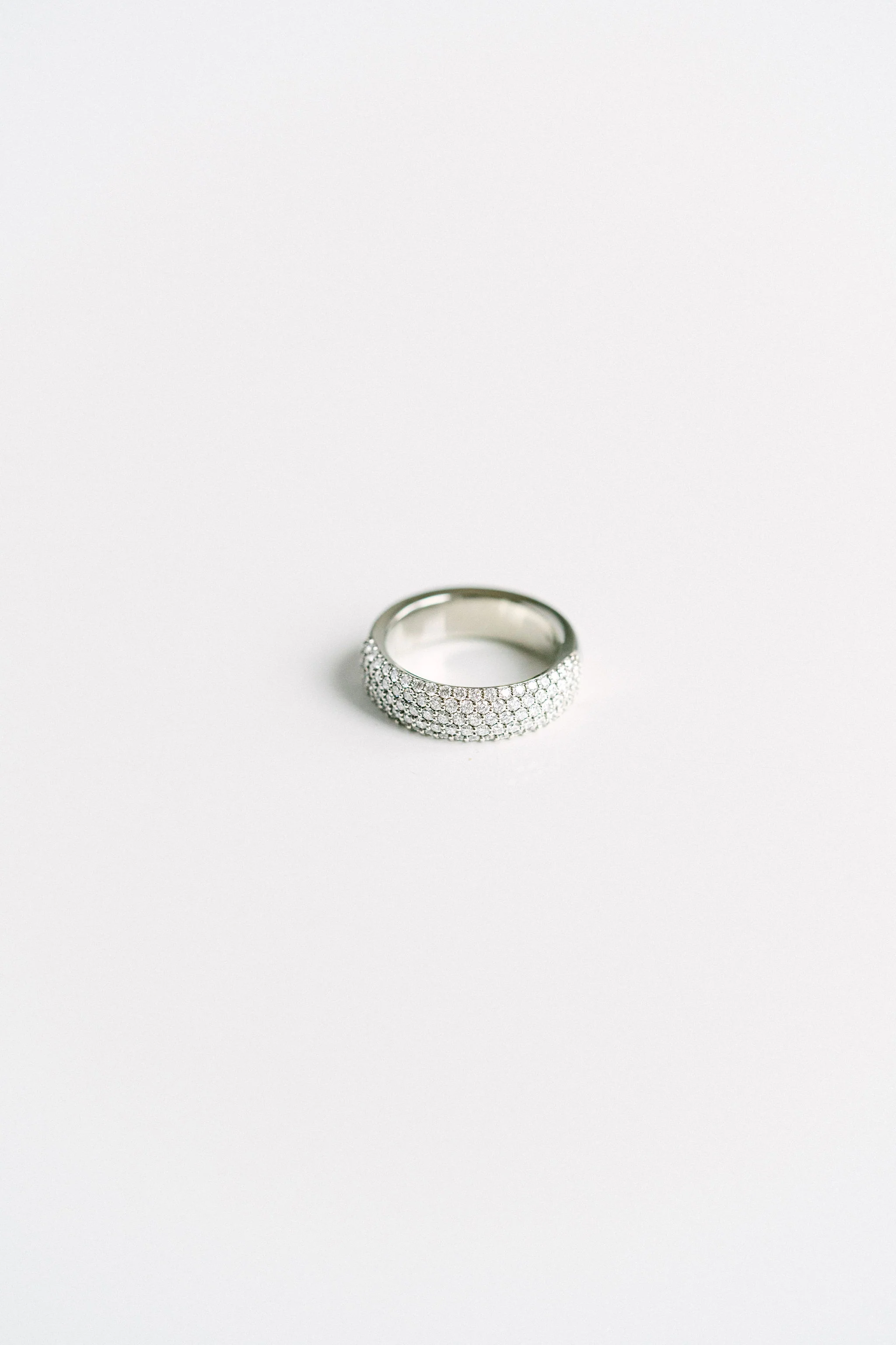 Chunky Diamond Micropavé Band - Image 4