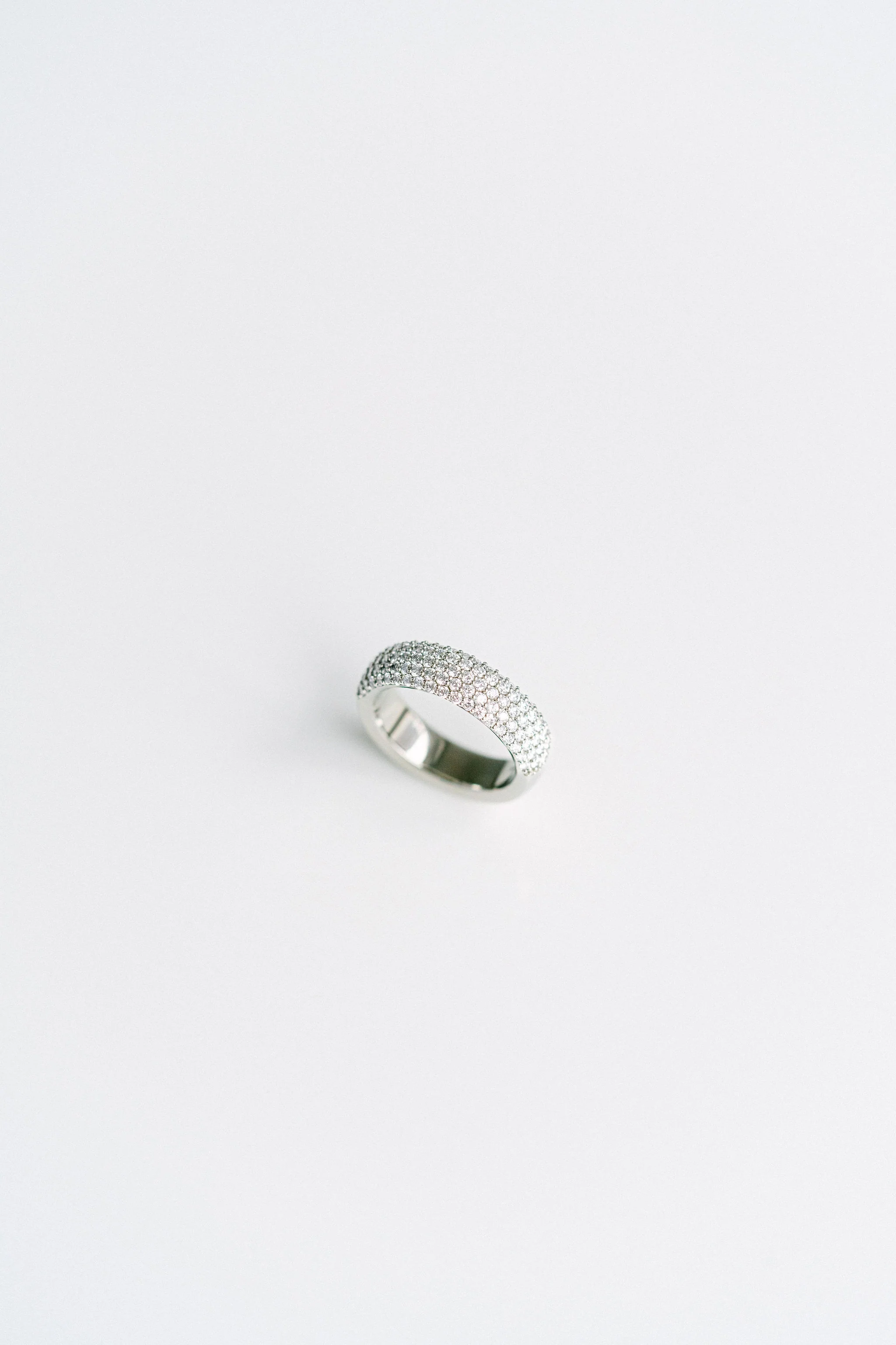 Chunky Diamond Micropavé Band - Image 5