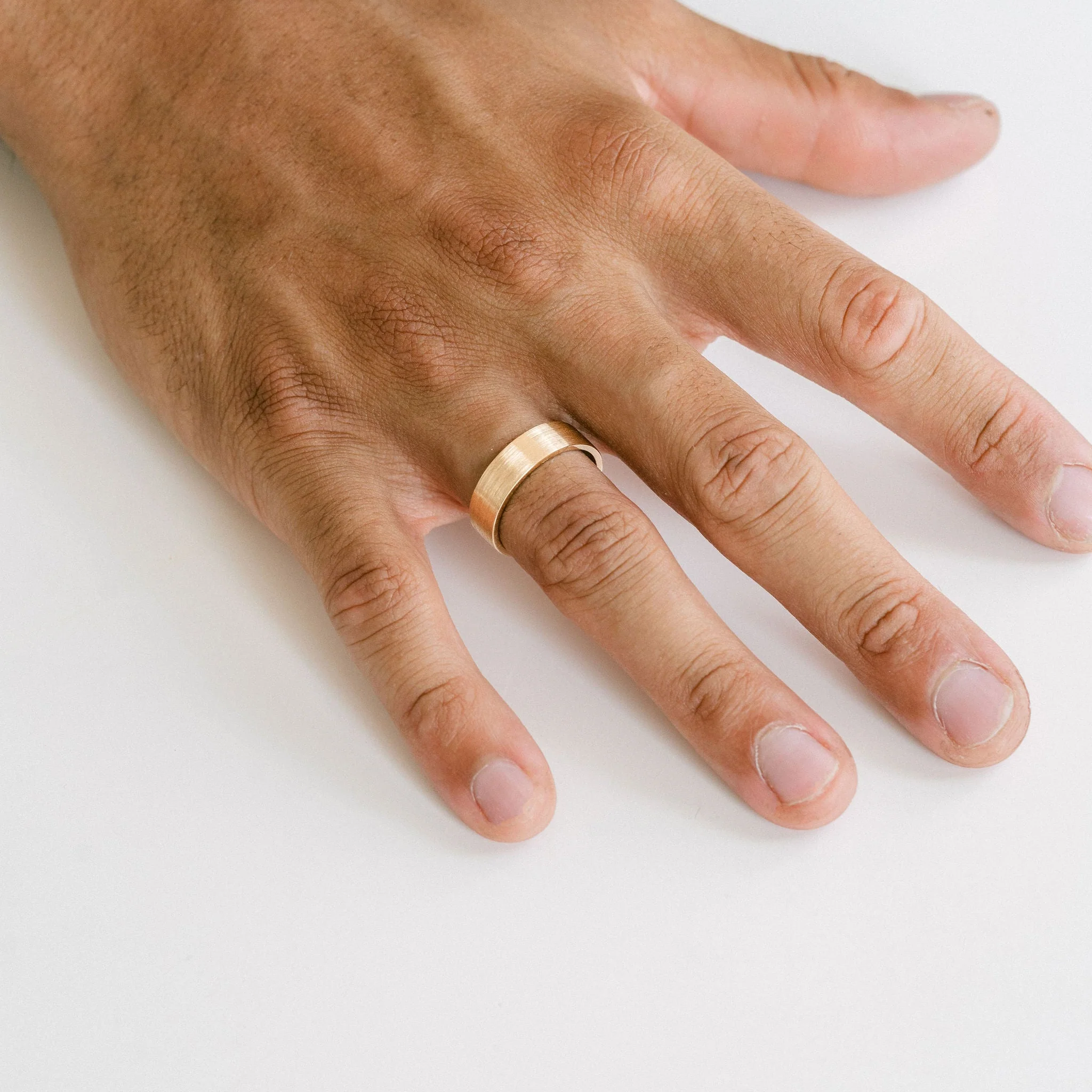 Flat Brushed Mens Band - Image 4