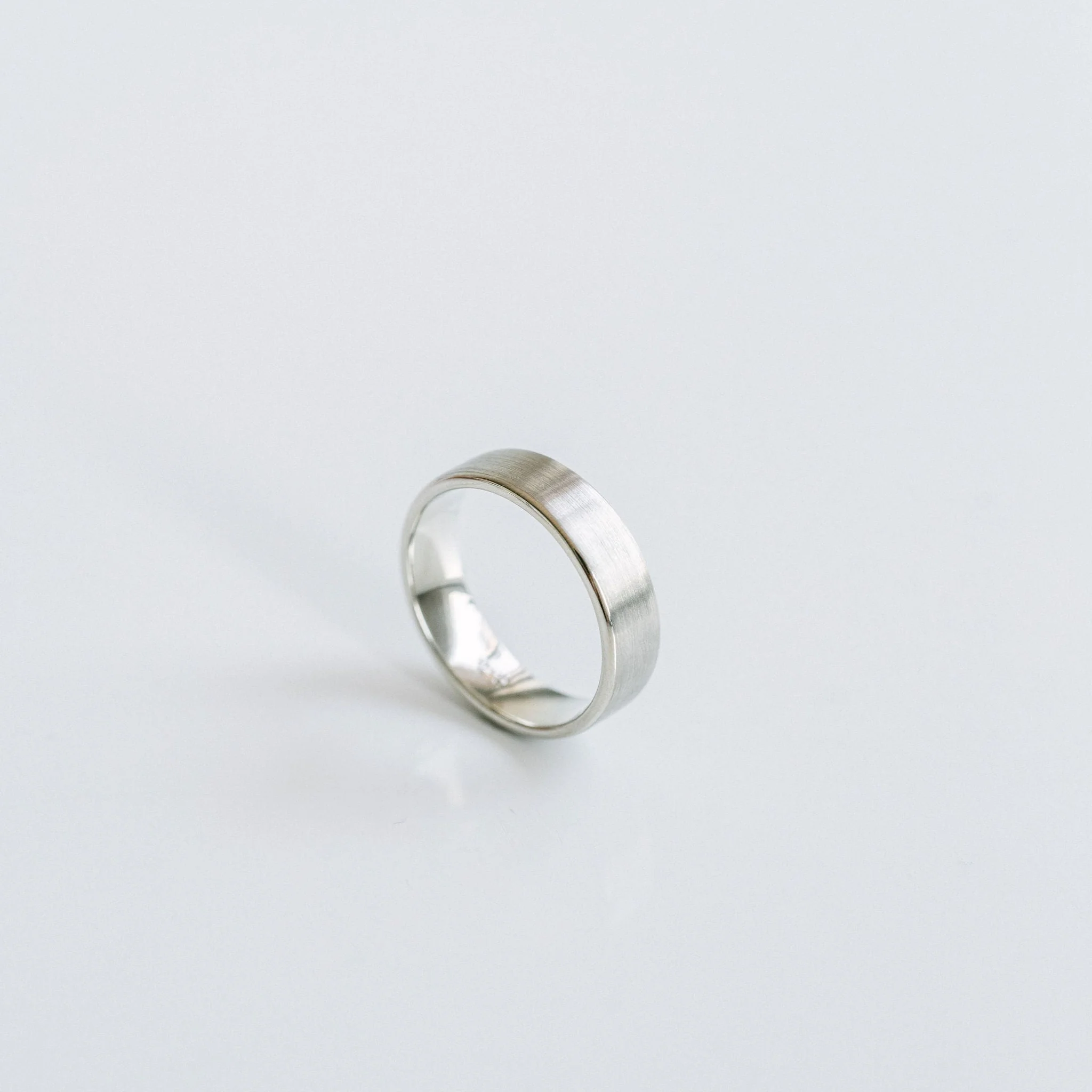 Flat Brushed Mens Band With Round Edge - Image 9