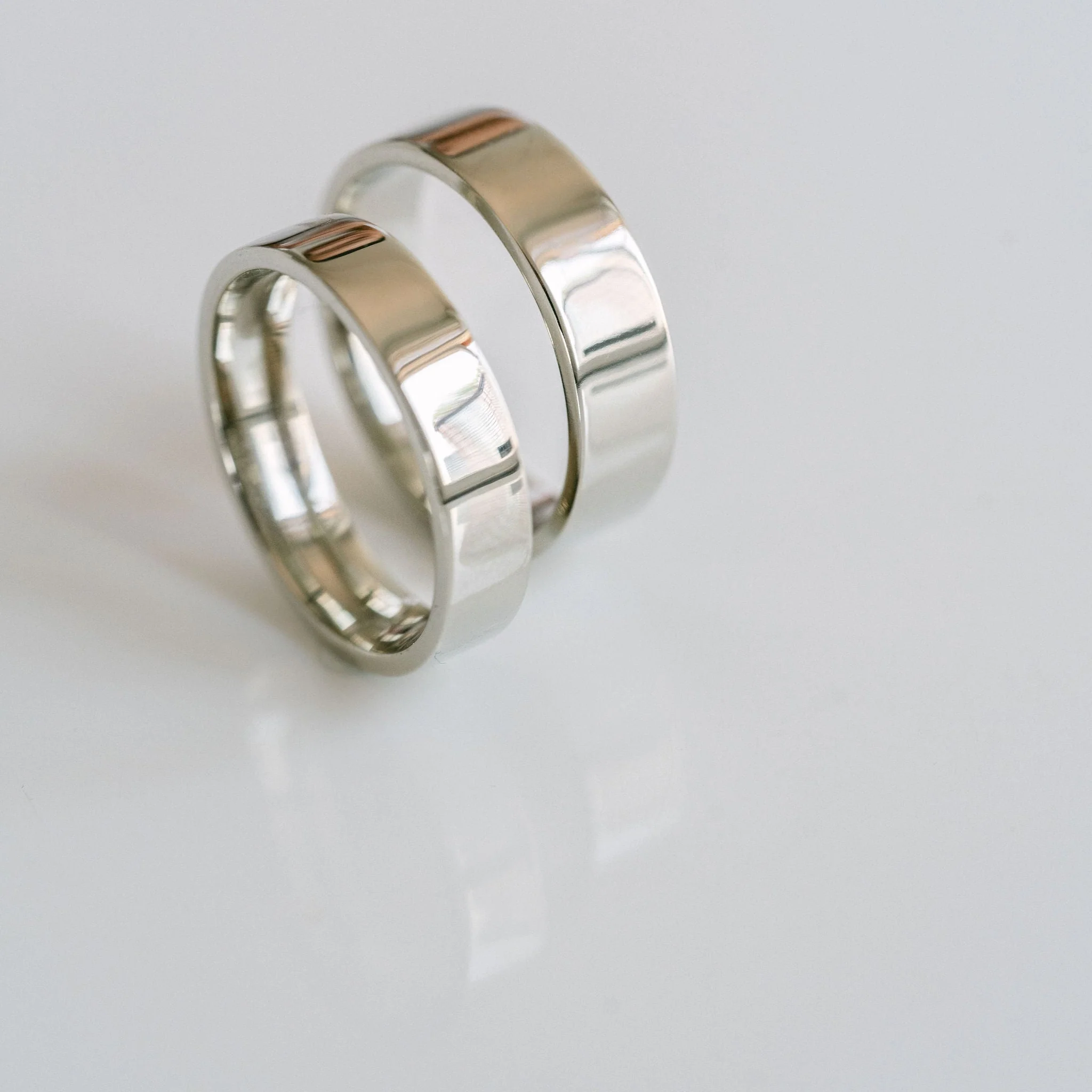 Flat Polished Mens Band - Image 11