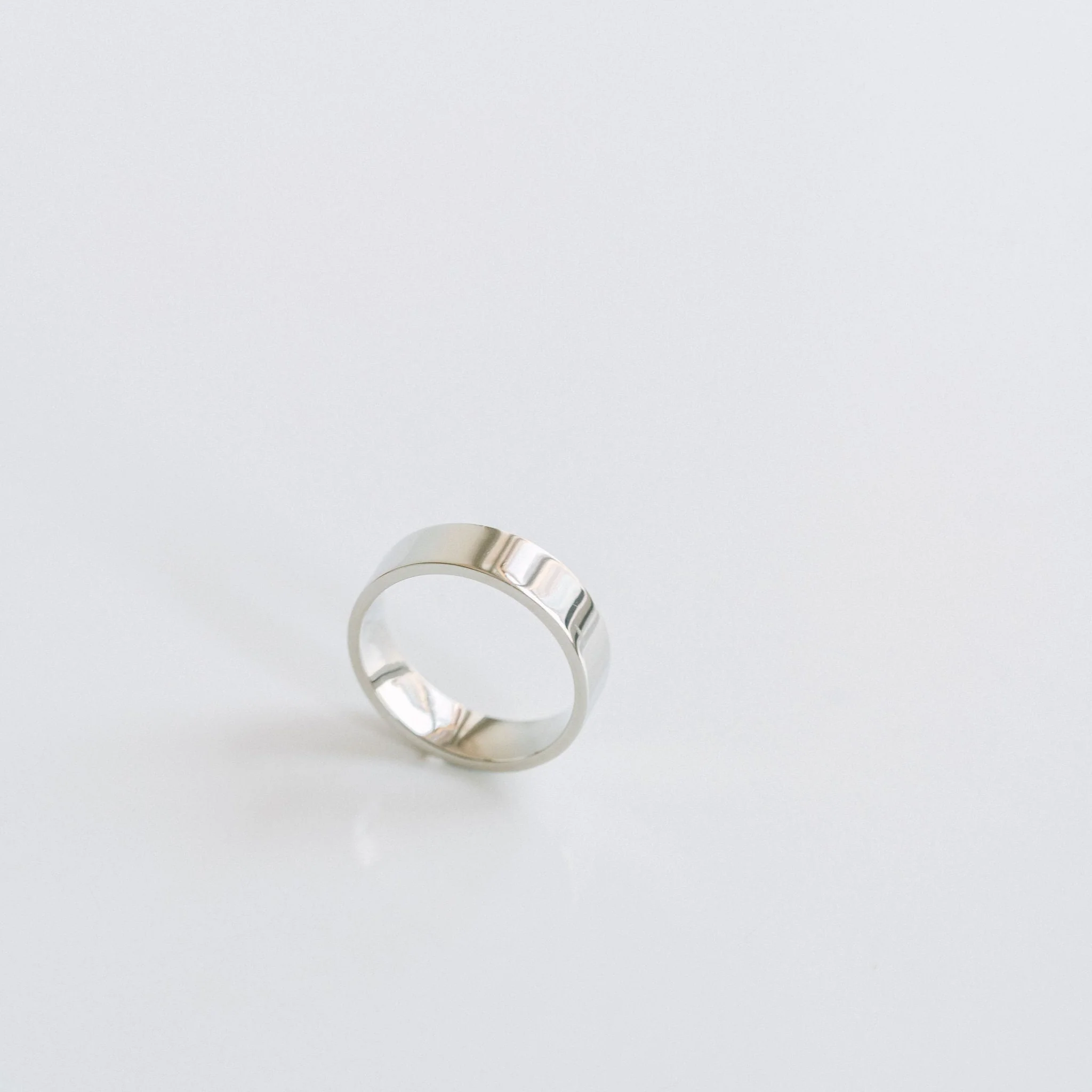 Flat Polished Mens Band - Image 3