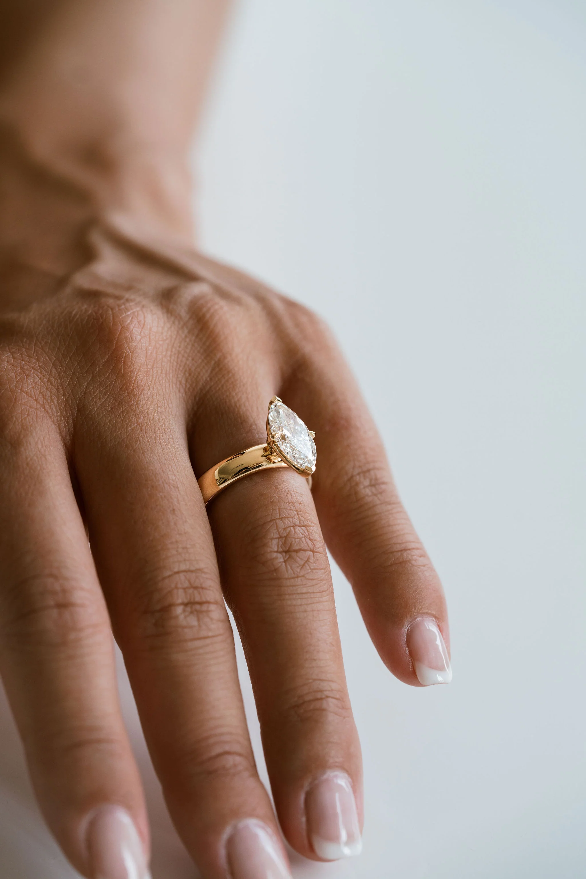 Marquise Diamond Promenade Ring - Image 5