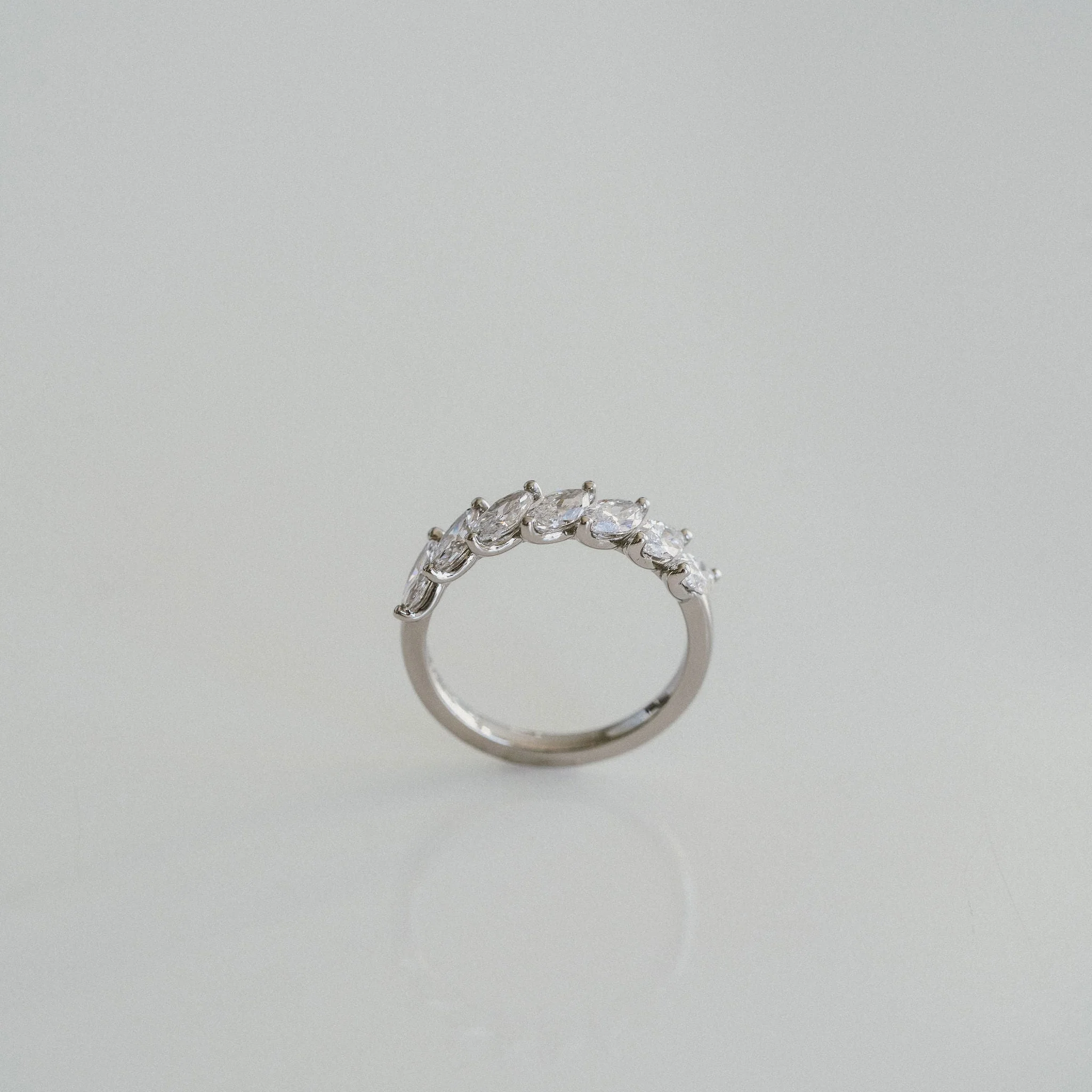 Marquise Diamond Scallop Band - Image 10