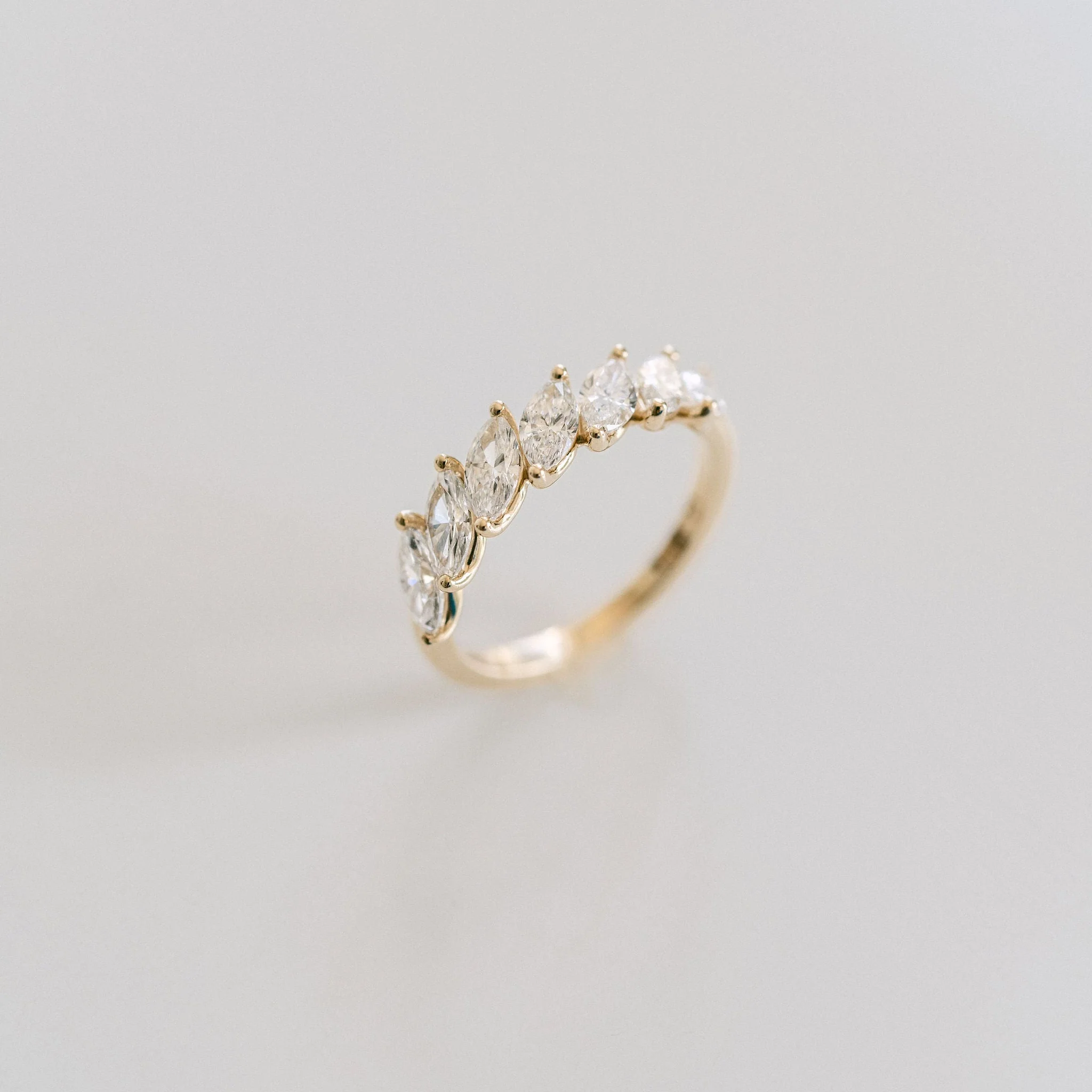 Marquise Diamond Scallop Band - Image 4