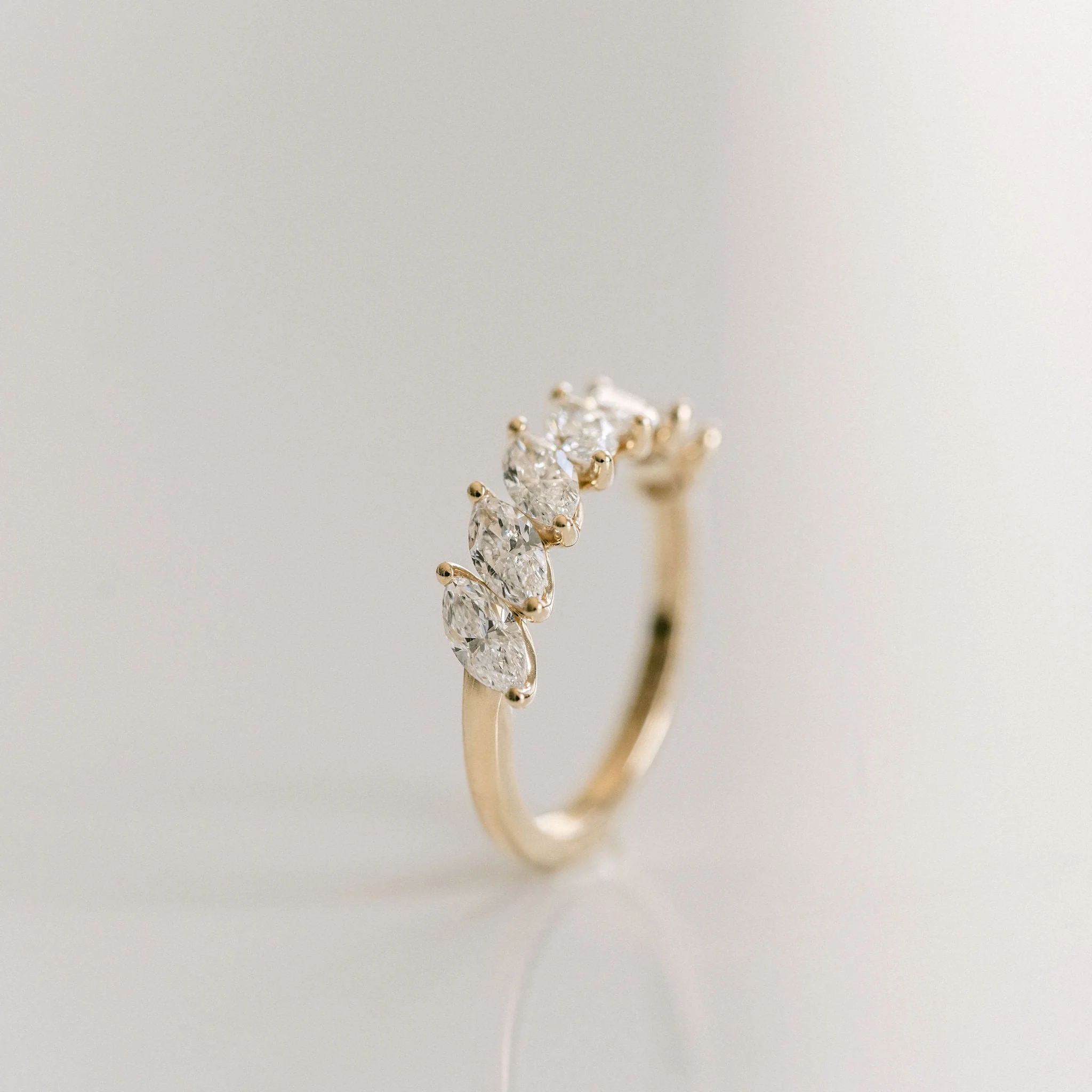 Marquise Diamond Scallop Band - Image 7