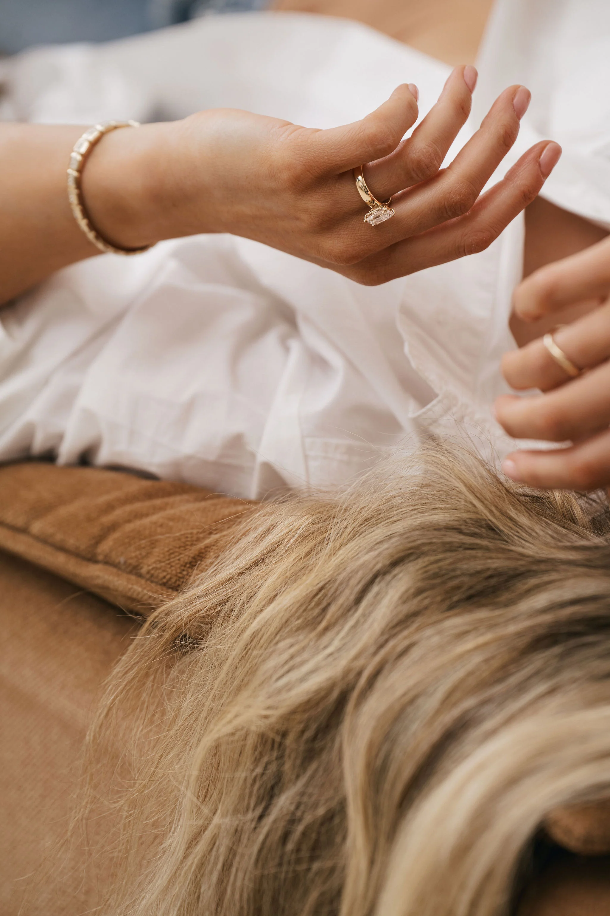 Radiant Cut Diamond Promenade Ring - Image 5