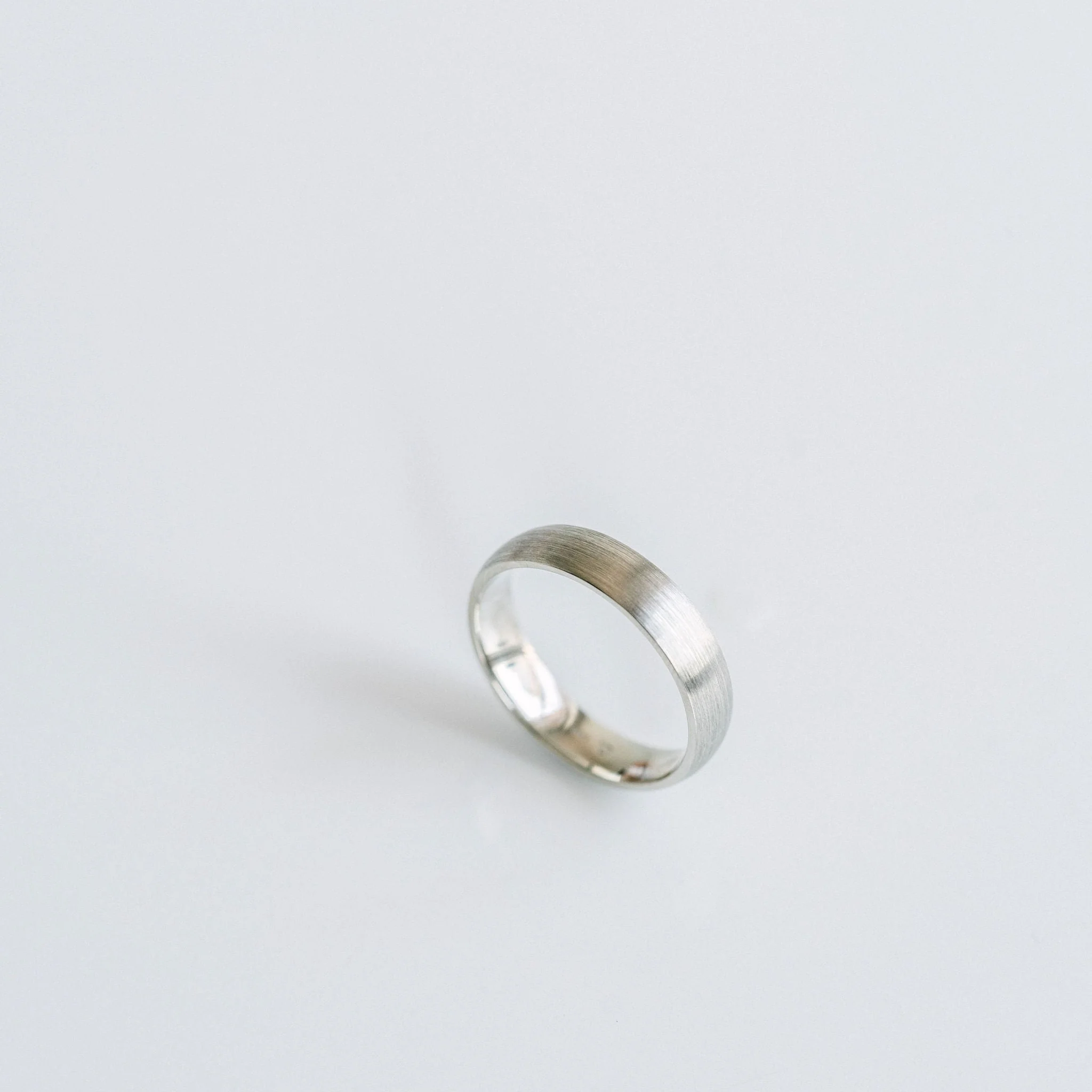 Round Brushed Mens Band - Image 6